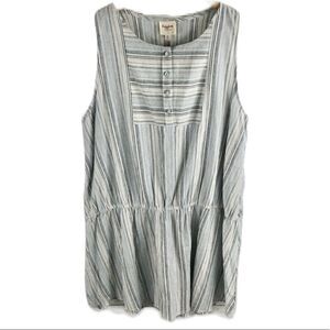 Hayden Los Angeles Striped Textured Sleeve Top NWT